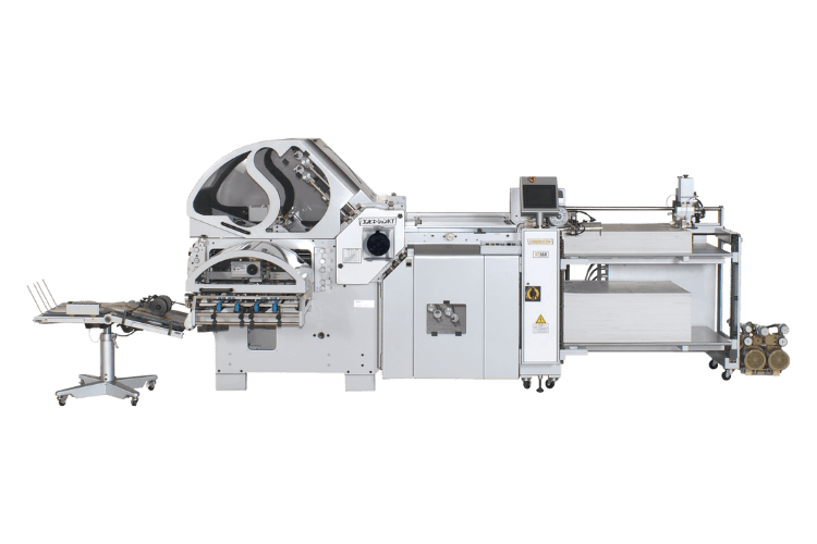 combination series model paper folding machine for large paper size by shoei company