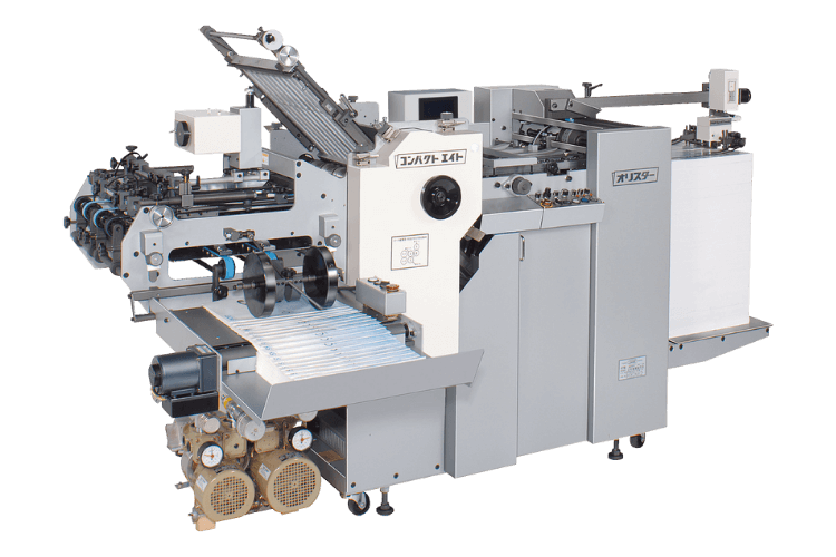 compact series model paper folding machine for medium paper size by shoei company