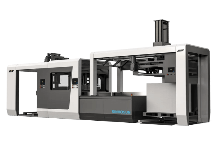 sh-1100sz model full automation stripping and blanking machine with feeder, waste disposal and palletizing unit by sinhosun company