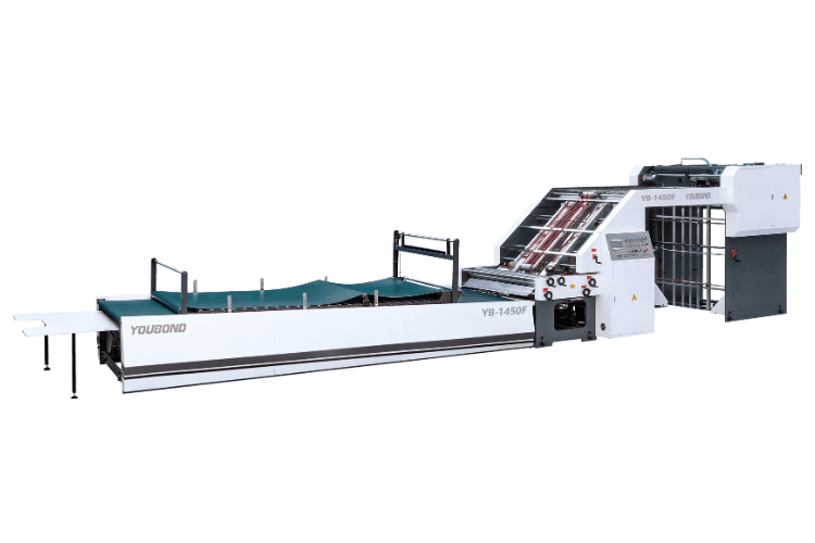 yb-f model servo type laminating machine by youbond company