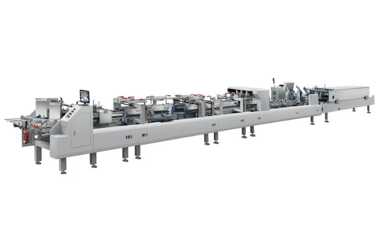 xcs model eco folding and gluing machine by sinhosun company