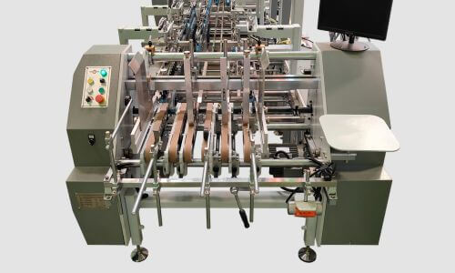 feeder unit of folding and gluing machine