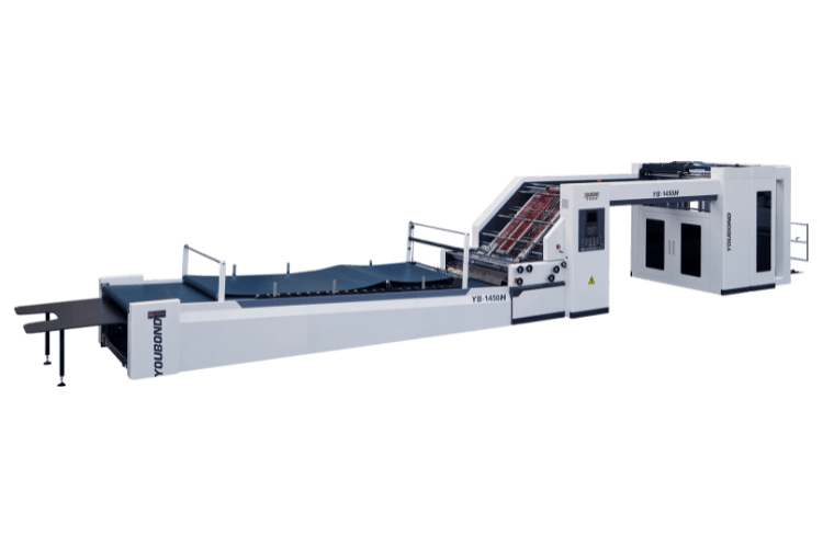 yb-h model servo type laminating machine by youbond company